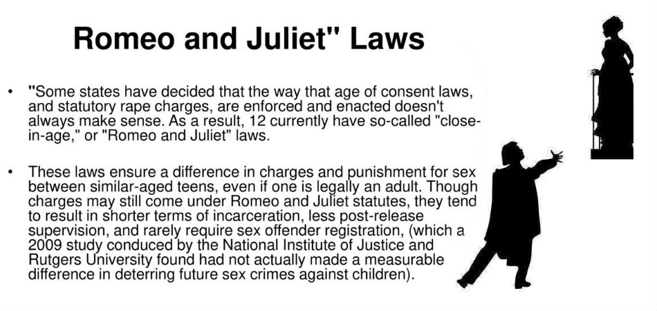 Romeo and juliet law nc