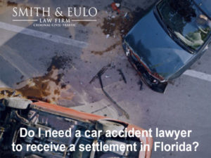 Do I need a car accident lawyer to receive a settlement in Florida?