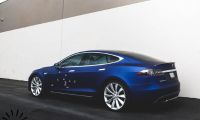 thumb tesla shot at on turpike