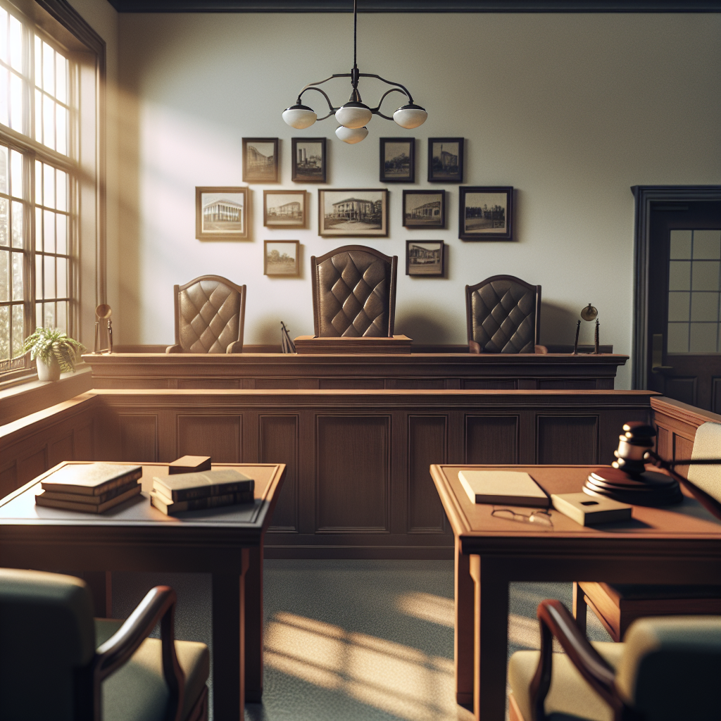 inside view of a courthouse